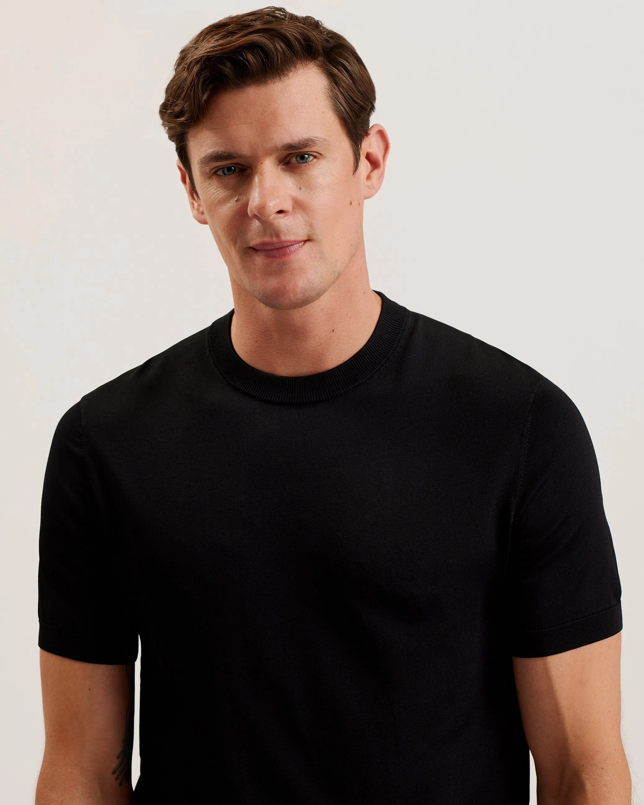 Reyon Ss Rayon T-Shirt Black