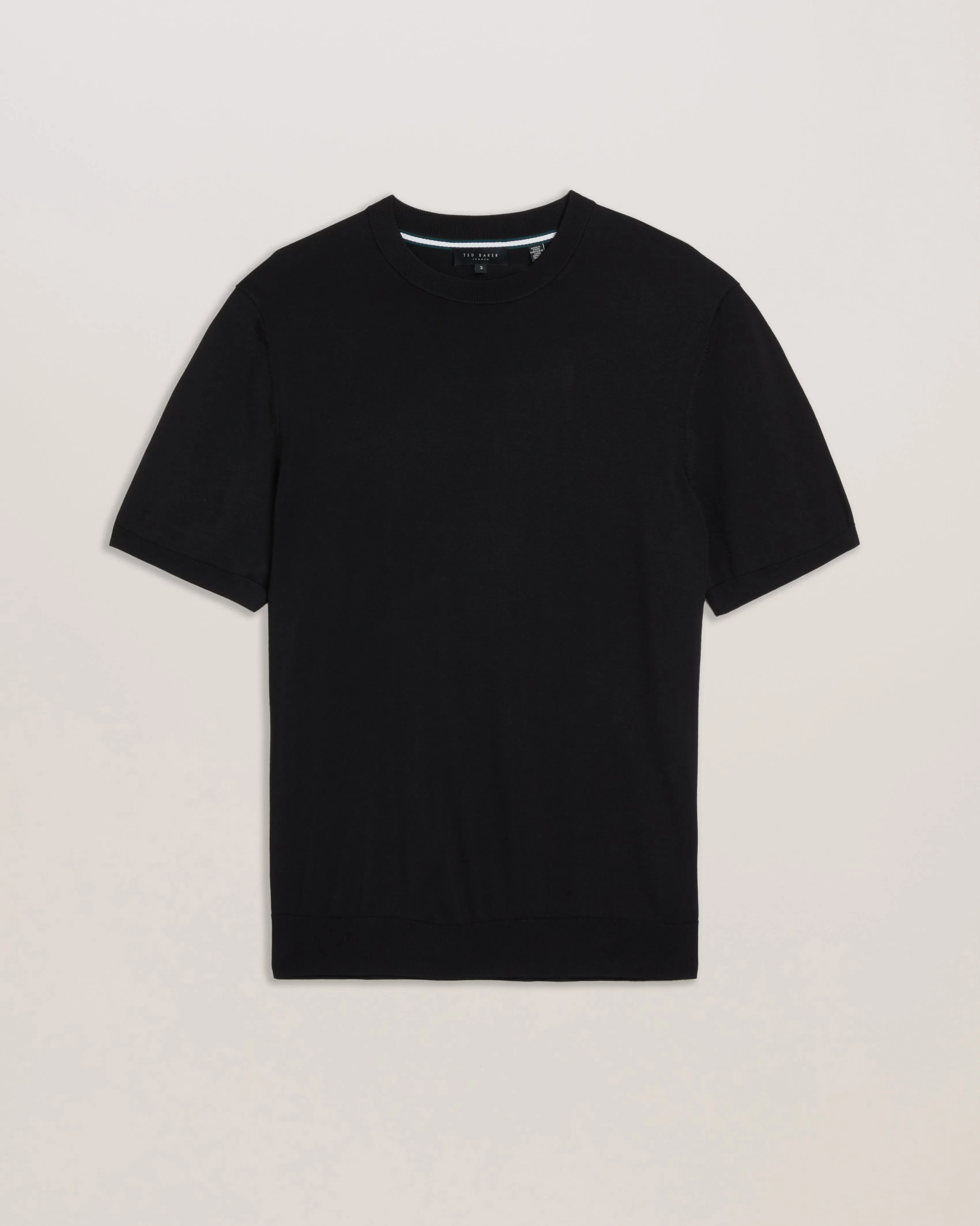 Reyon Ss Rayon T-Shirt Black