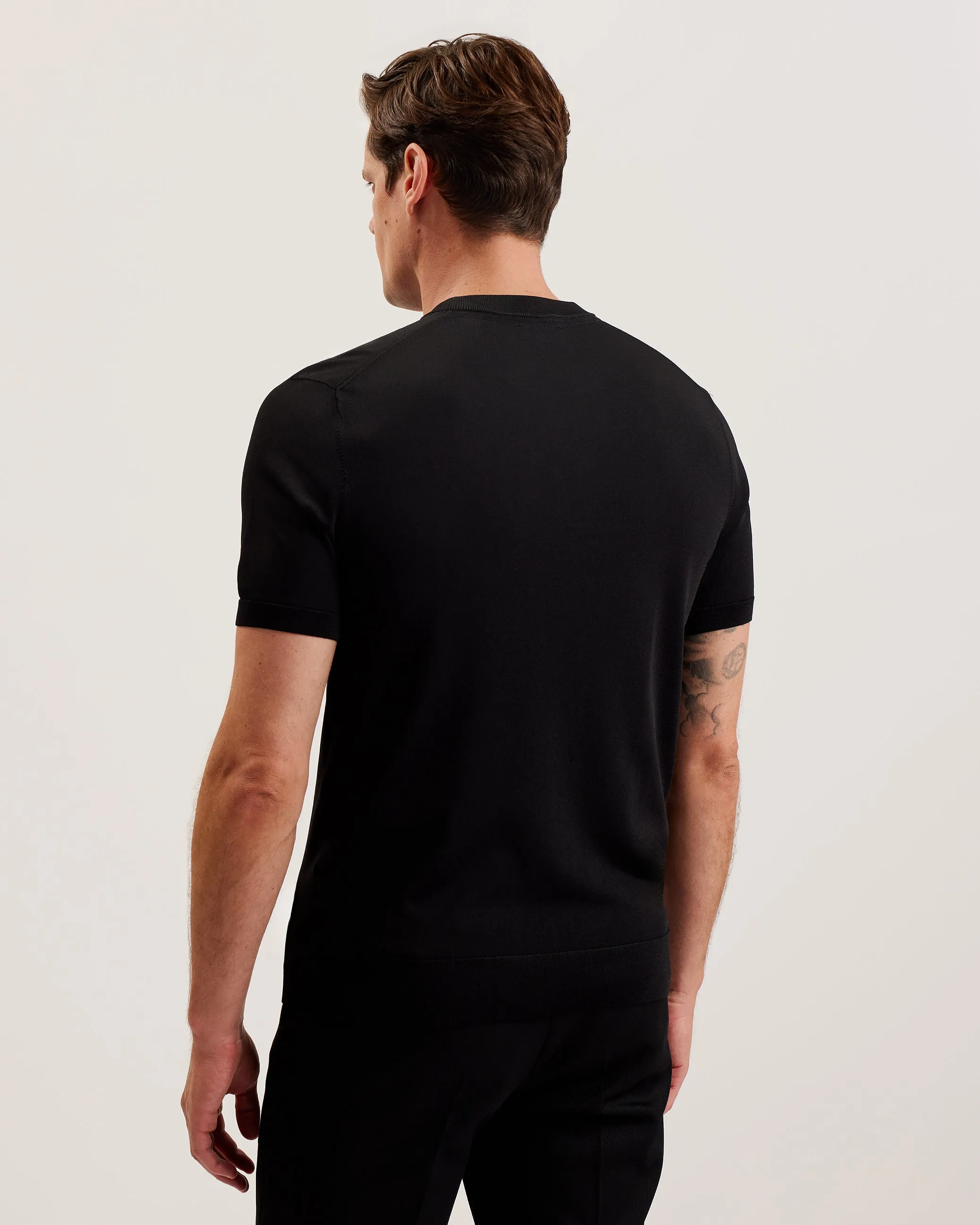 Reyon Ss Rayon T-Shirt Black