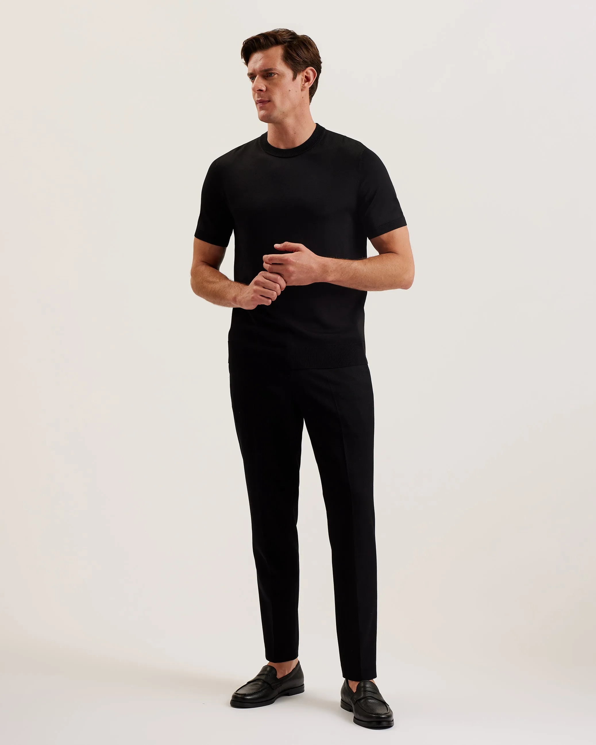 Reyon Ss Rayon T-Shirt Black