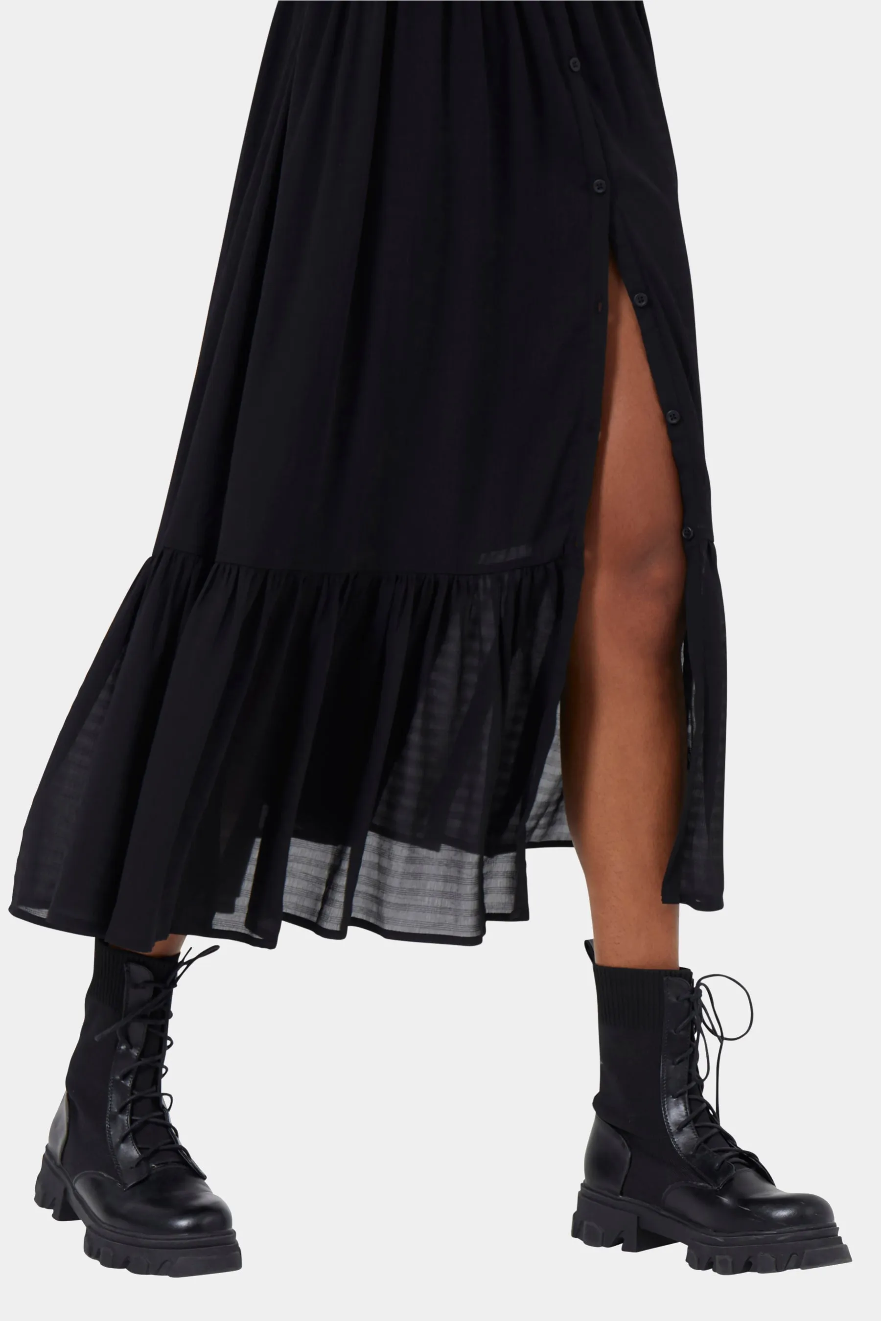 Anitta Cora Drape Midi Skirt