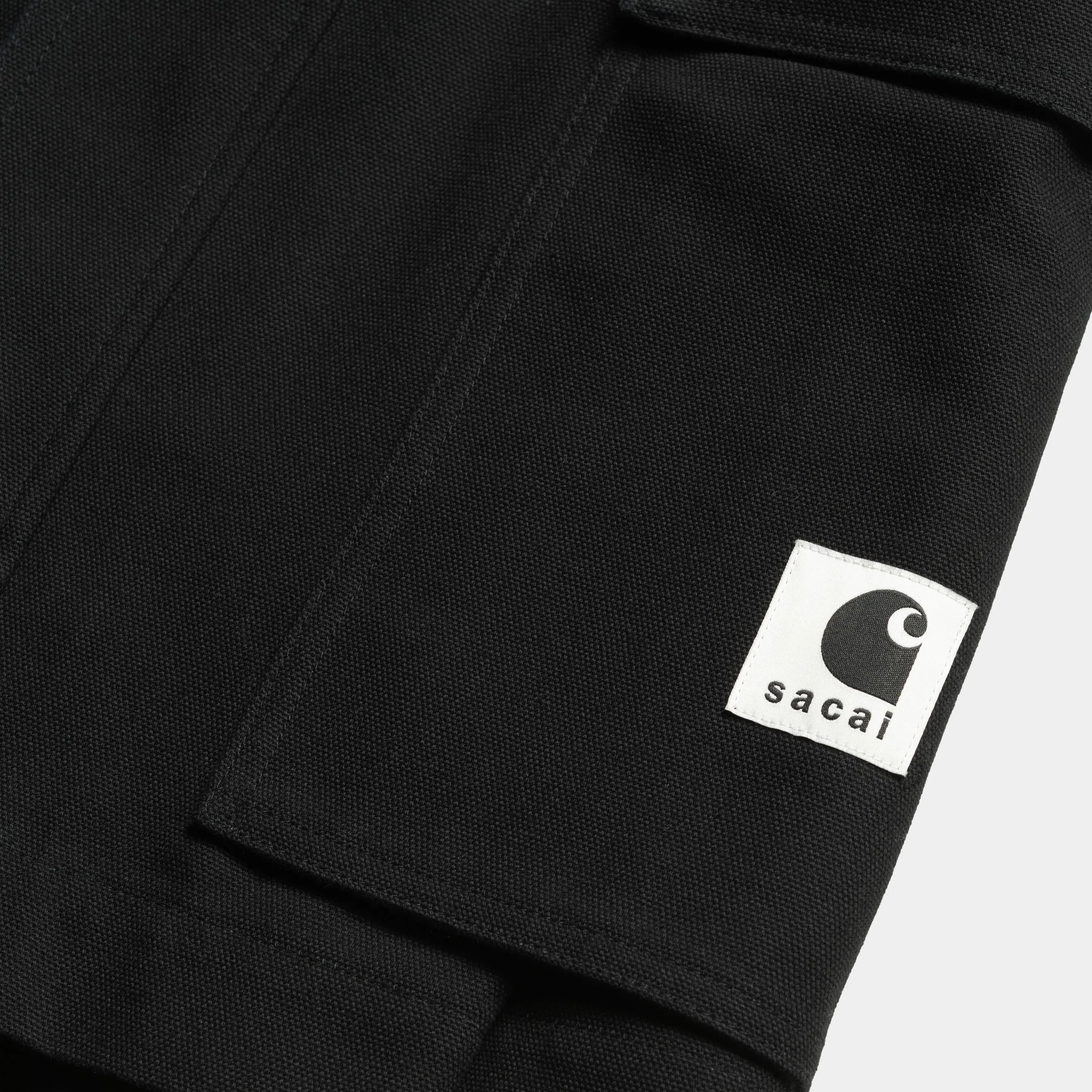 sacai x Carhartt WIP Duck Shorts | Black