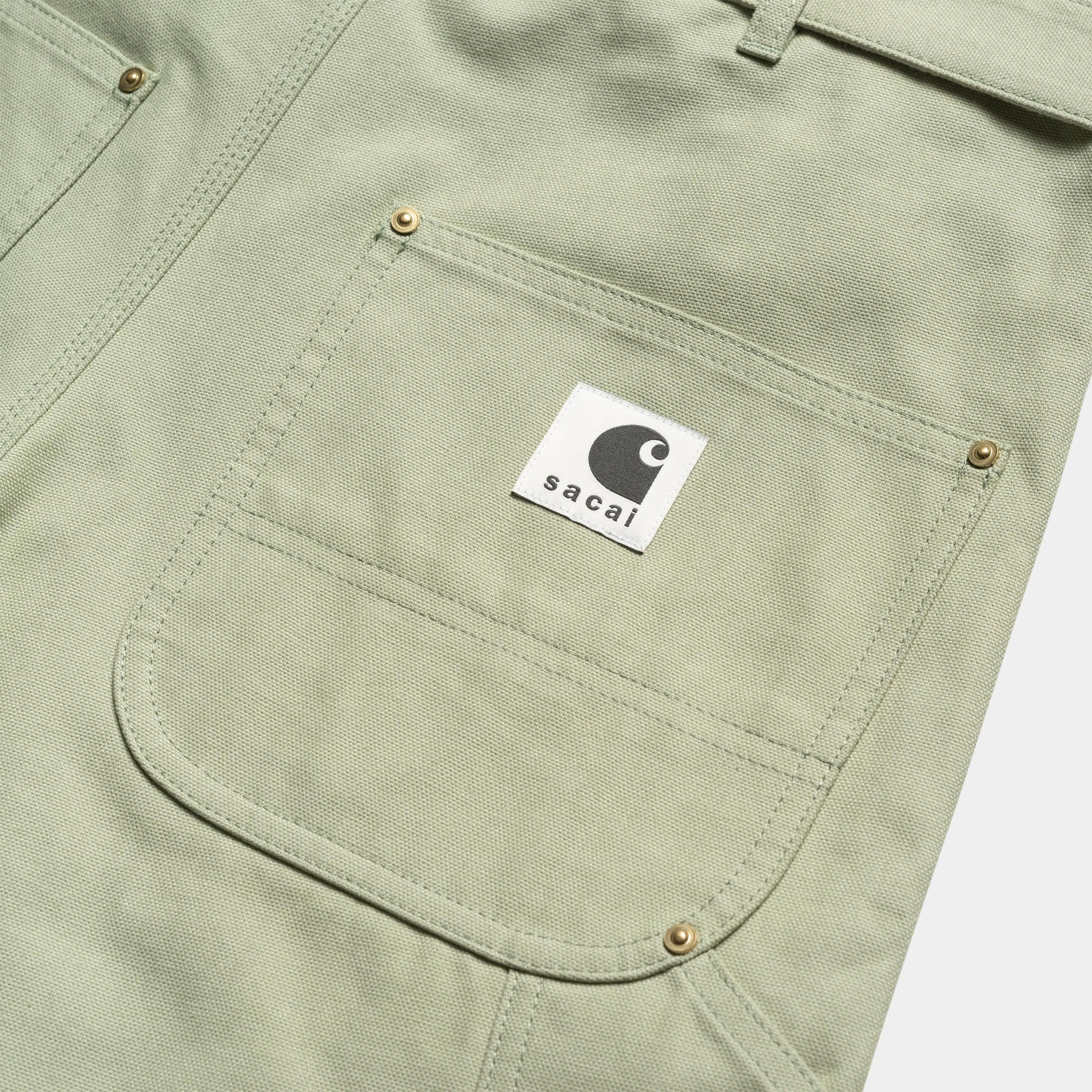 sacai x Carhartt WIP Duck Shorts | Light Green