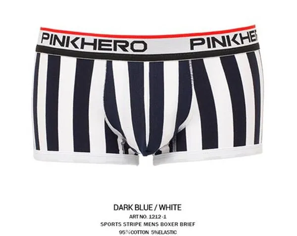 Men Underwear Boxers Sexy Striped Cotton Men Boxer Shorts Panties