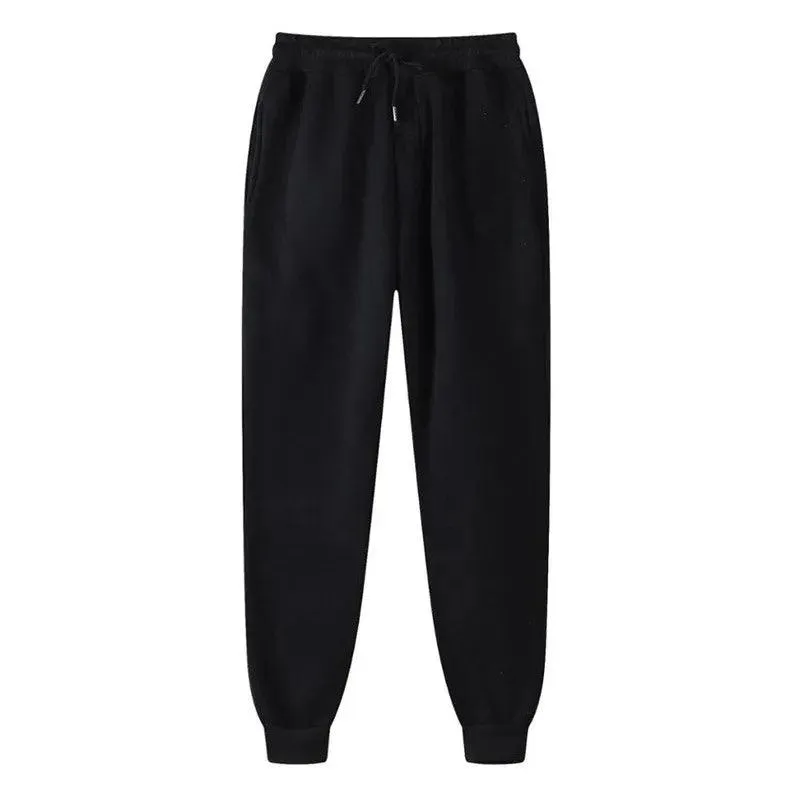 Drawstring Fleece Jogger Pants