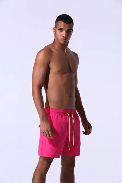 Drawstring Men Beach Shorts