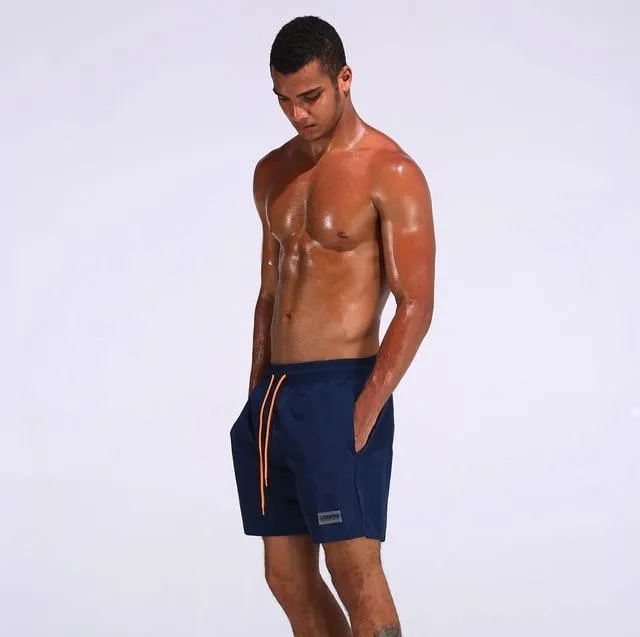 Drawstring Men Beach Shorts