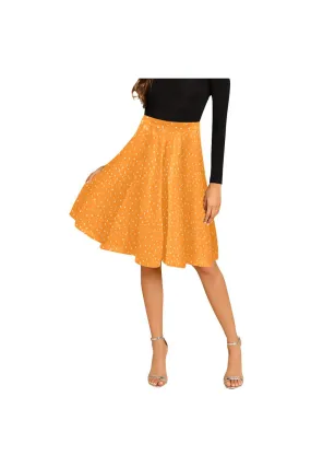 sunflower seed  Melete Pleated Midi Skirt