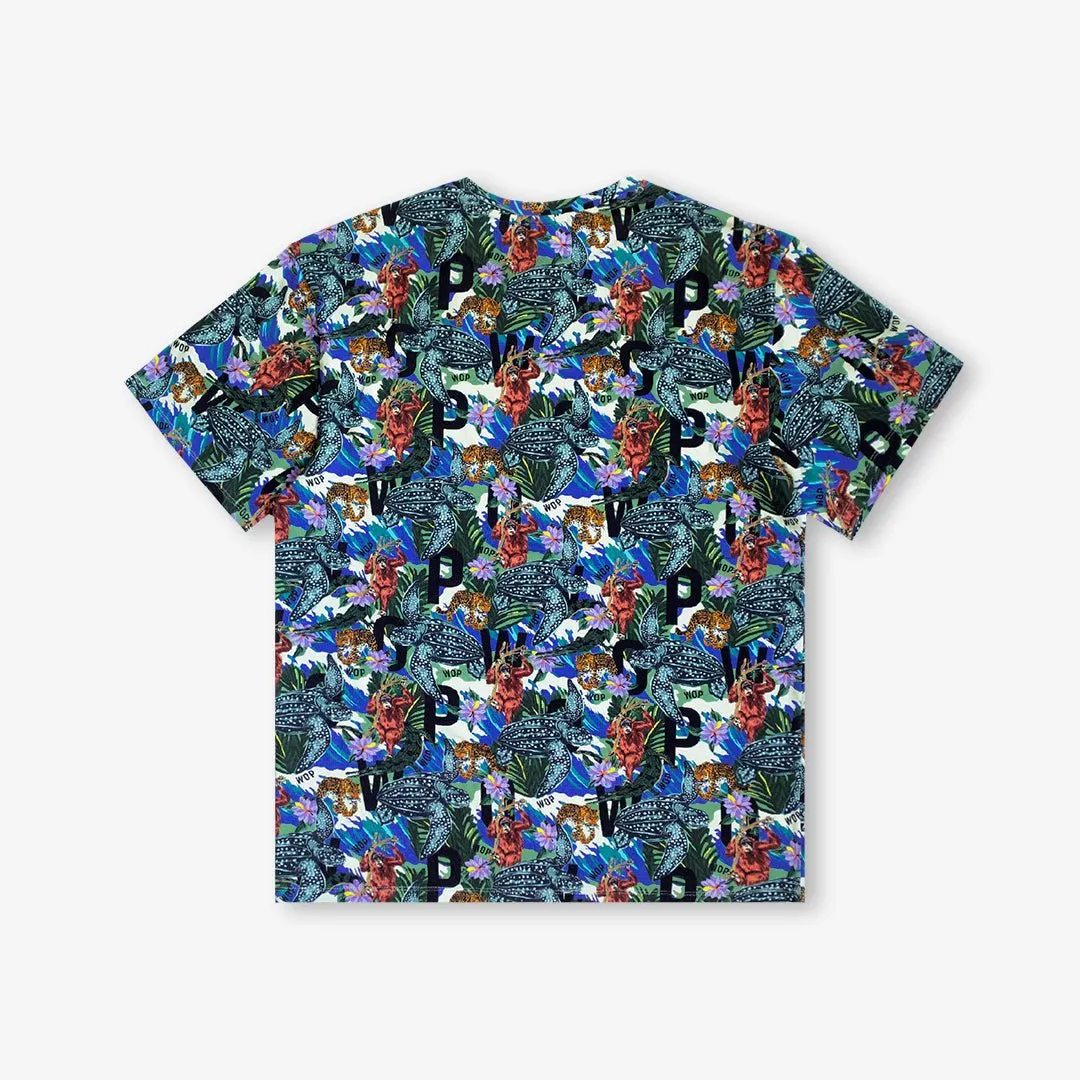 Animal Lovers" printed T-shirt