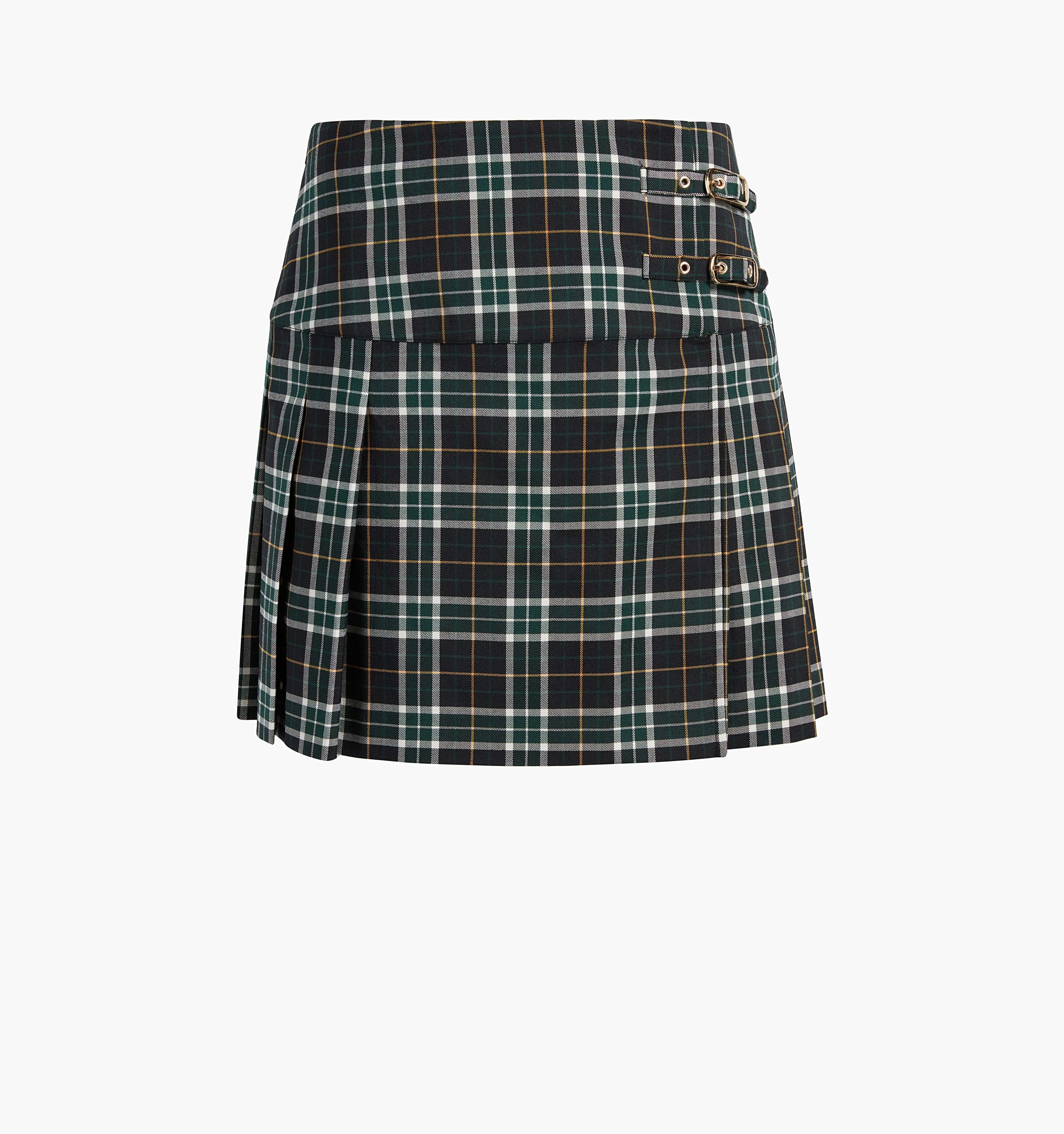 The Inola Skirt - Green Wallace Plaid