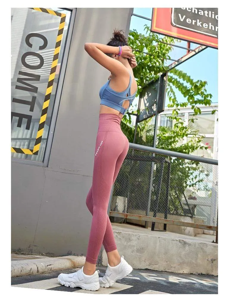 Leggings Women Pants Push-Up Gym Tights Sexy Tummy Control Sport Yoga Pants High Waist Legging Fitness Running Capri Pants 2021