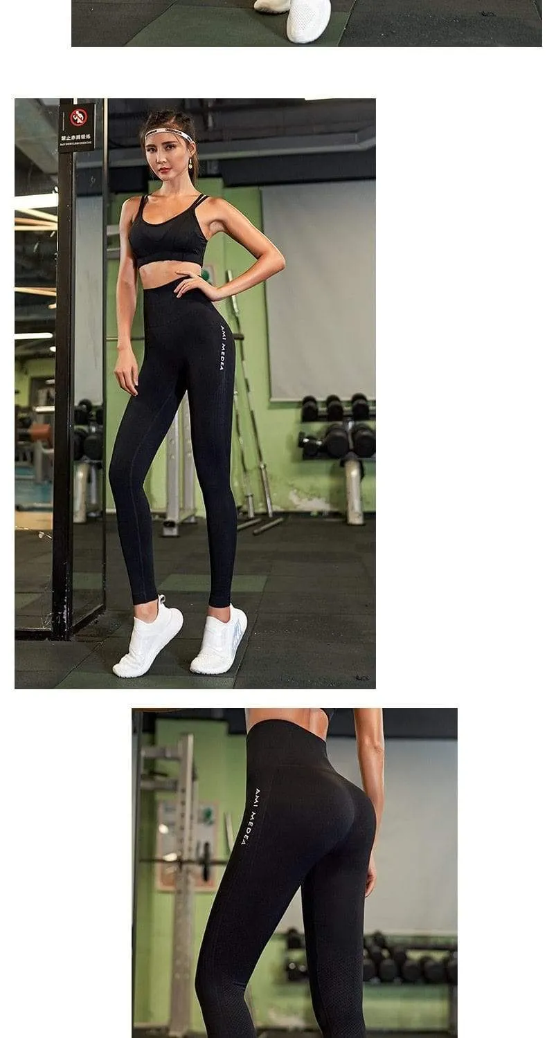 Leggings Women Pants Push-Up Gym Tights Sexy Tummy Control Sport Yoga Pants High Waist Legging Fitness Running Capri Pants 2021