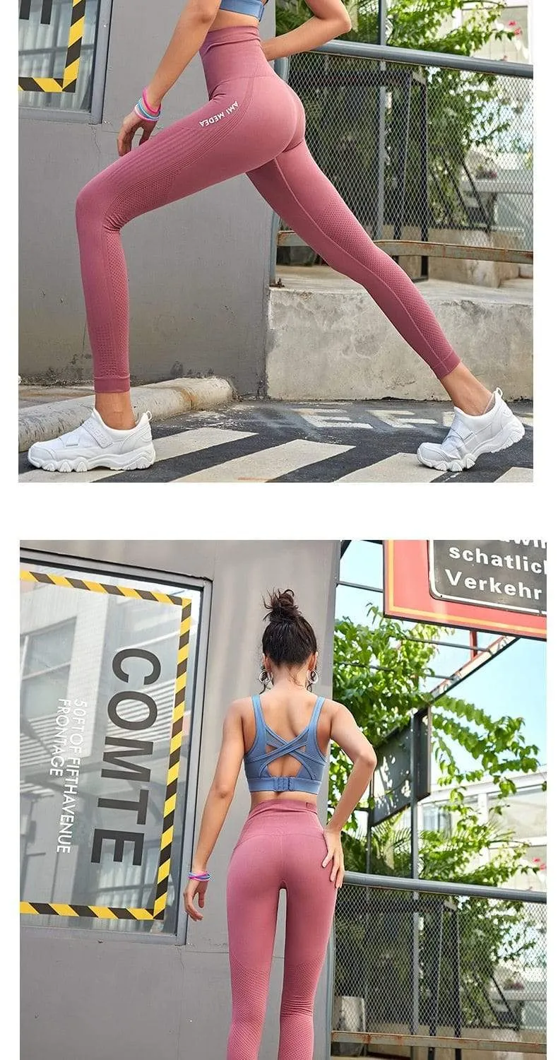 Leggings Women Pants Push-Up Gym Tights Sexy Tummy Control Sport Yoga Pants High Waist Legging Fitness Running Capri Pants 2021