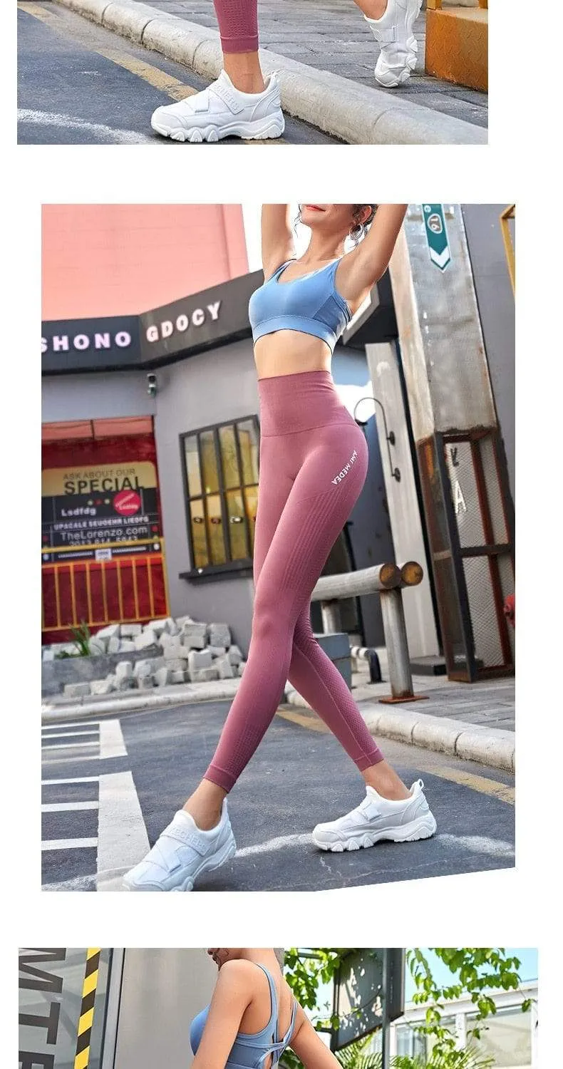 Leggings Women Pants Push-Up Gym Tights Sexy Tummy Control Sport Yoga Pants High Waist Legging Fitness Running Capri Pants 2021