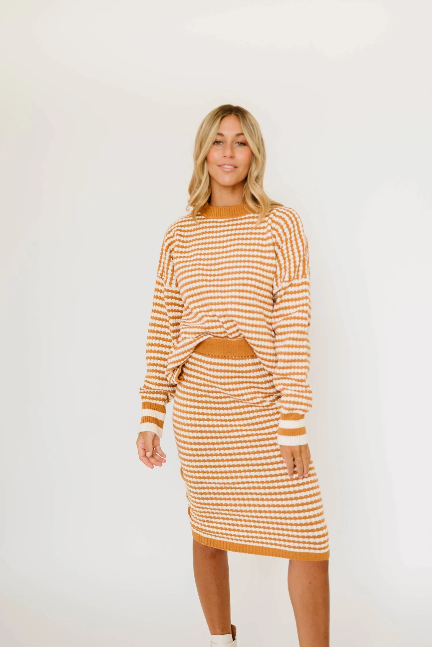 Harper Sweater Top & Skirt Set