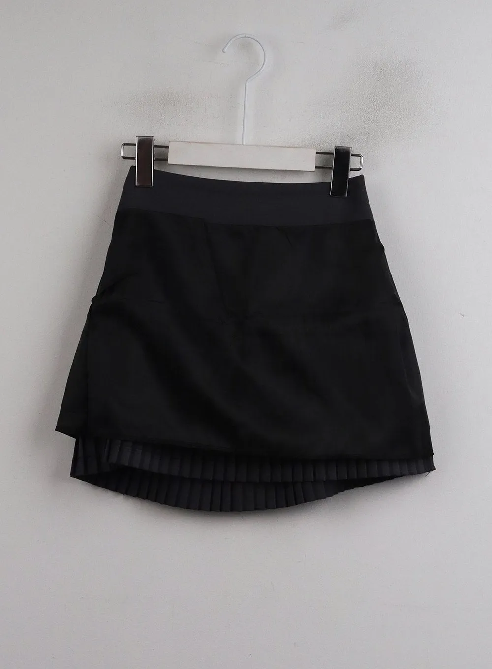 Ruffle Pleated Mini Skirt OJ417