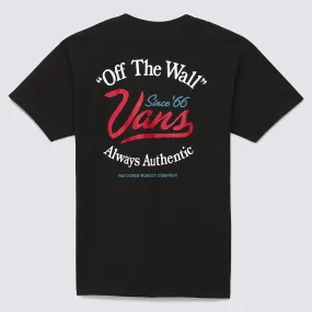 VANS Gas Station Logo T-Shirt - Black