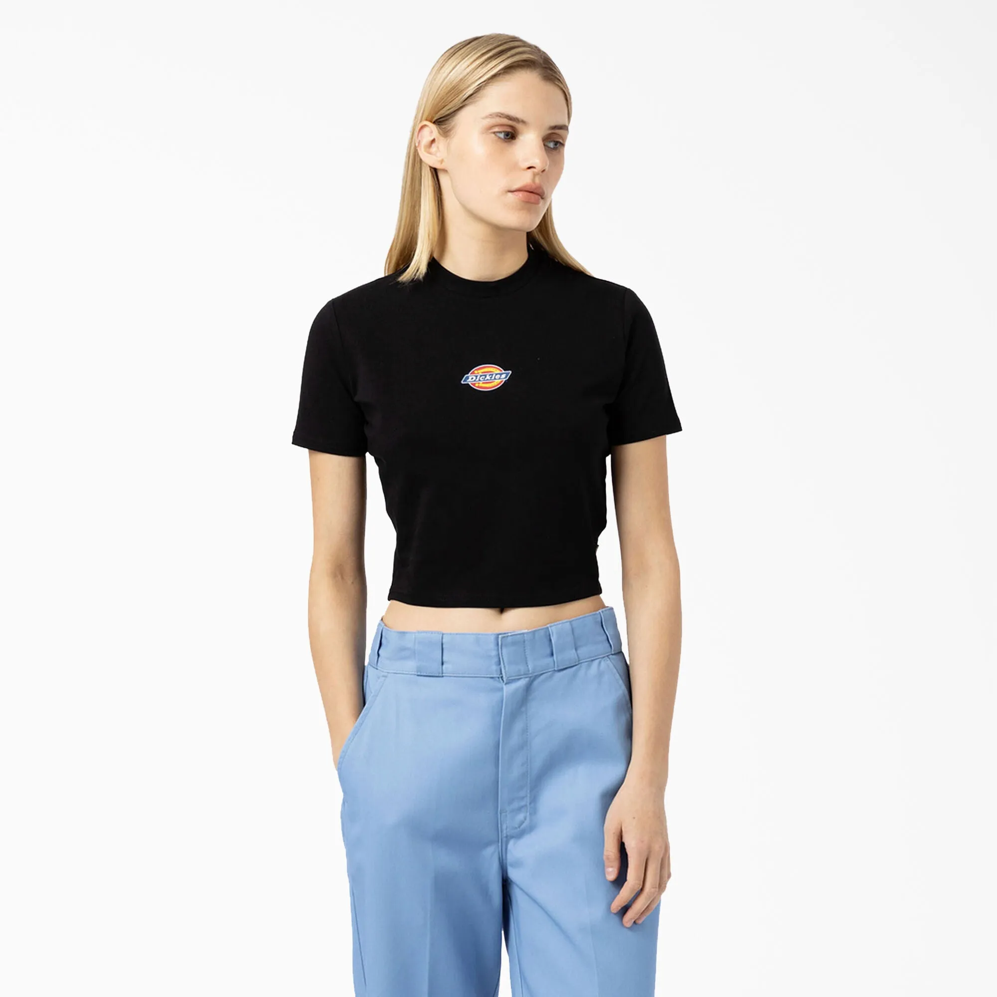 DICKIES Women's Maple Valley Logo Cropped T-Shirt