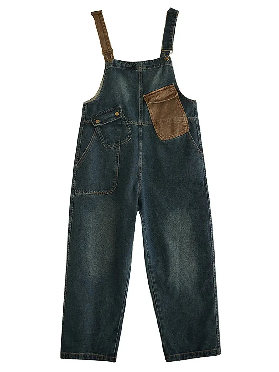 Women Denim Loose Jumpsuits