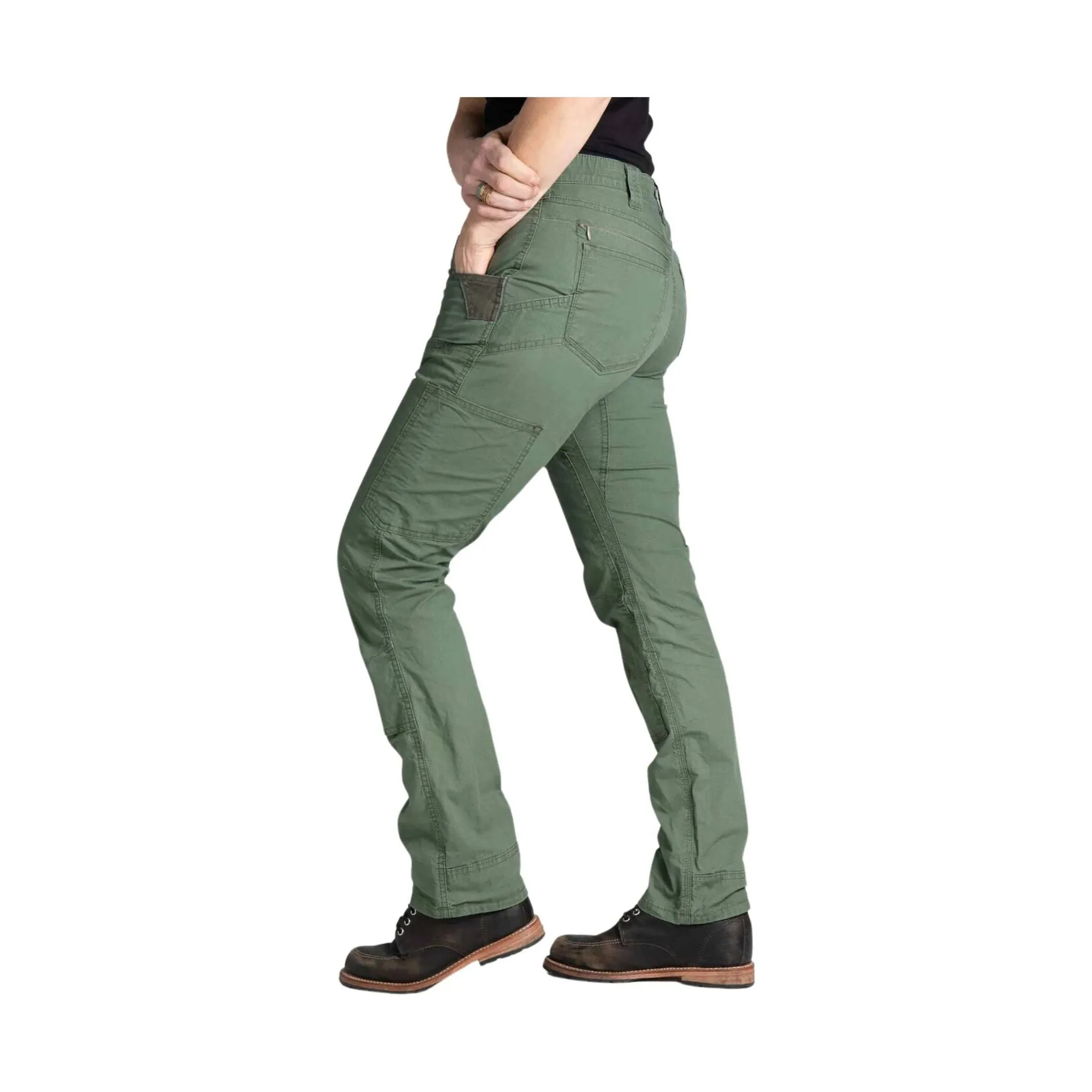 Dovetail Women's Britt X Ultra Light Work Pants - Lichen Green Ripstop