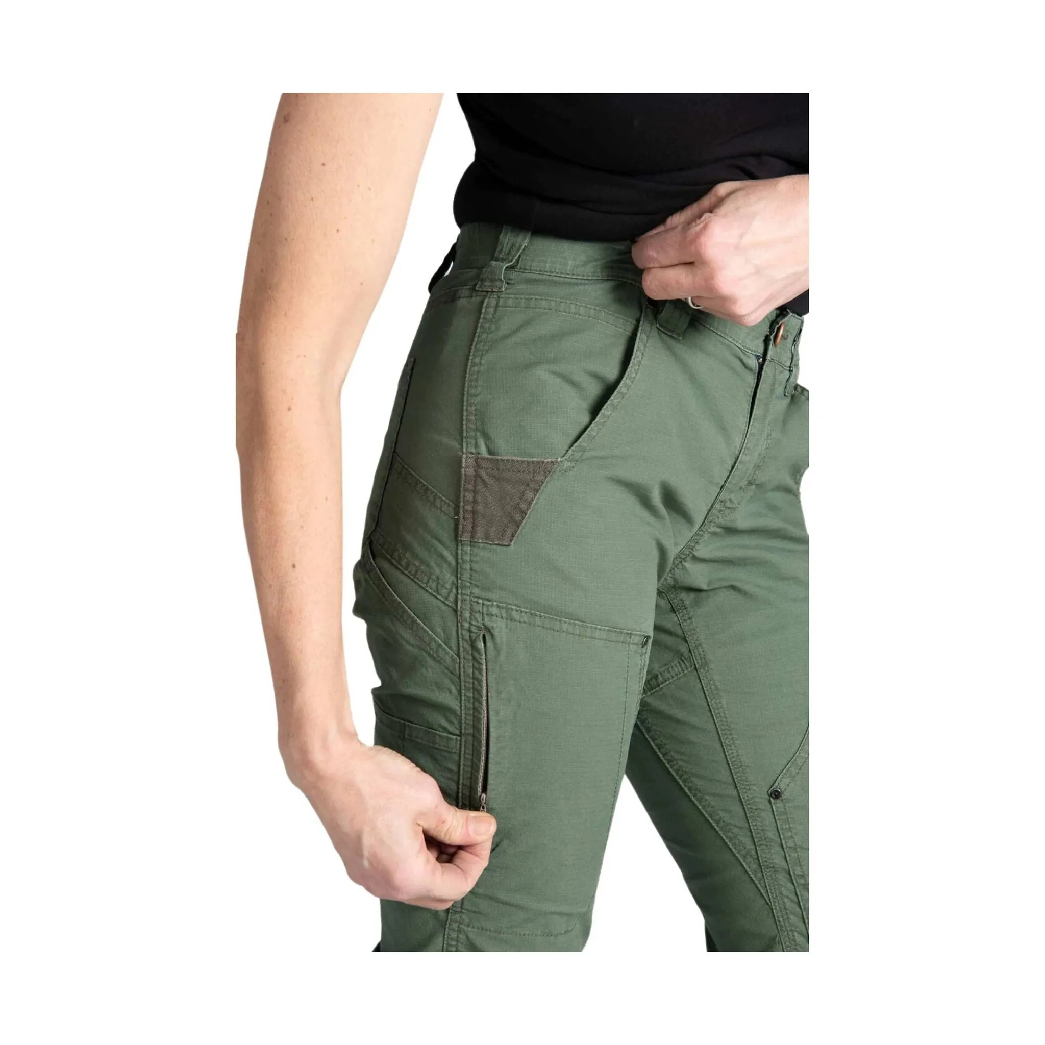 Dovetail Women's Britt X Ultra Light Work Pants - Lichen Green Ripstop