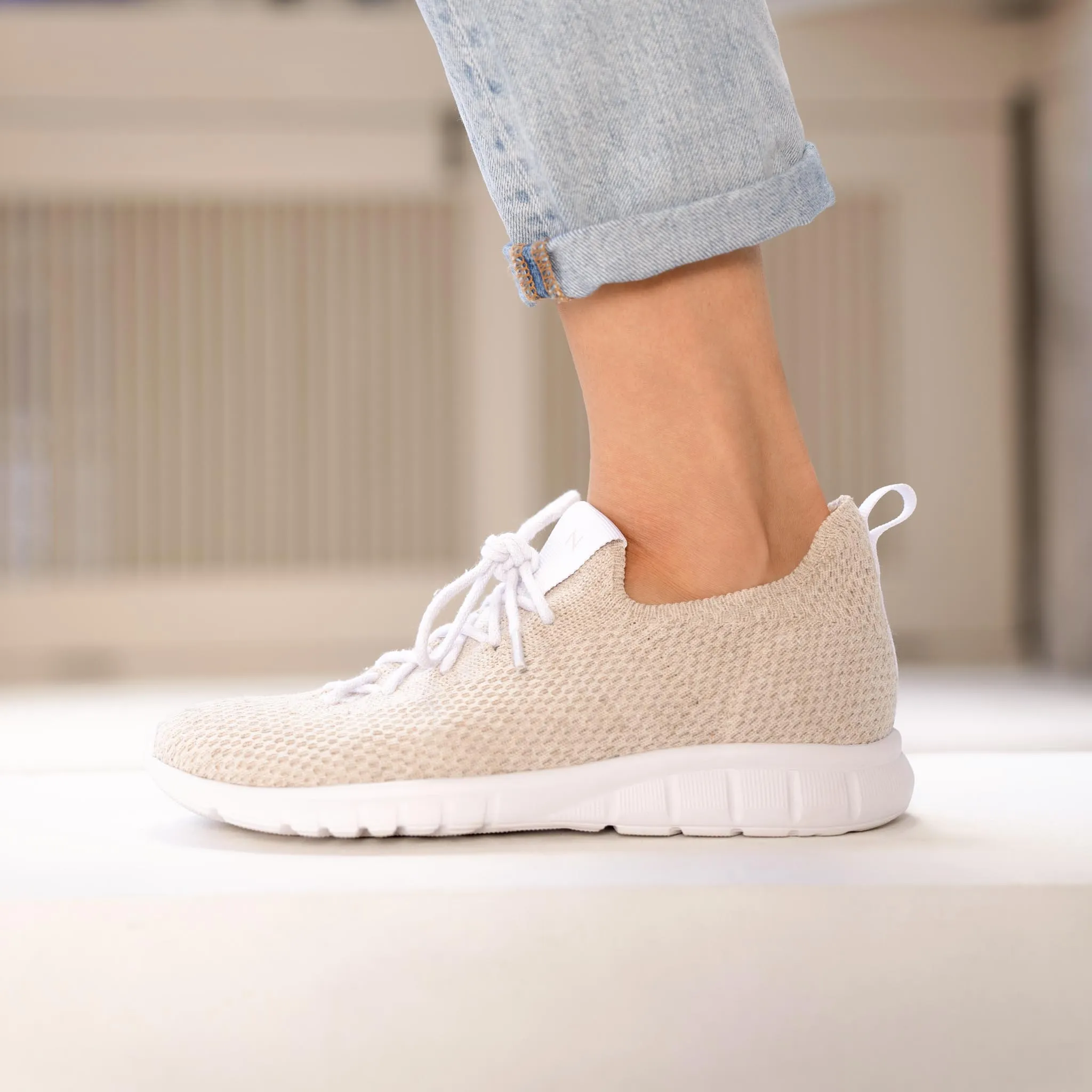 Women's Athleisure Eco-Knit Sneaker Linen