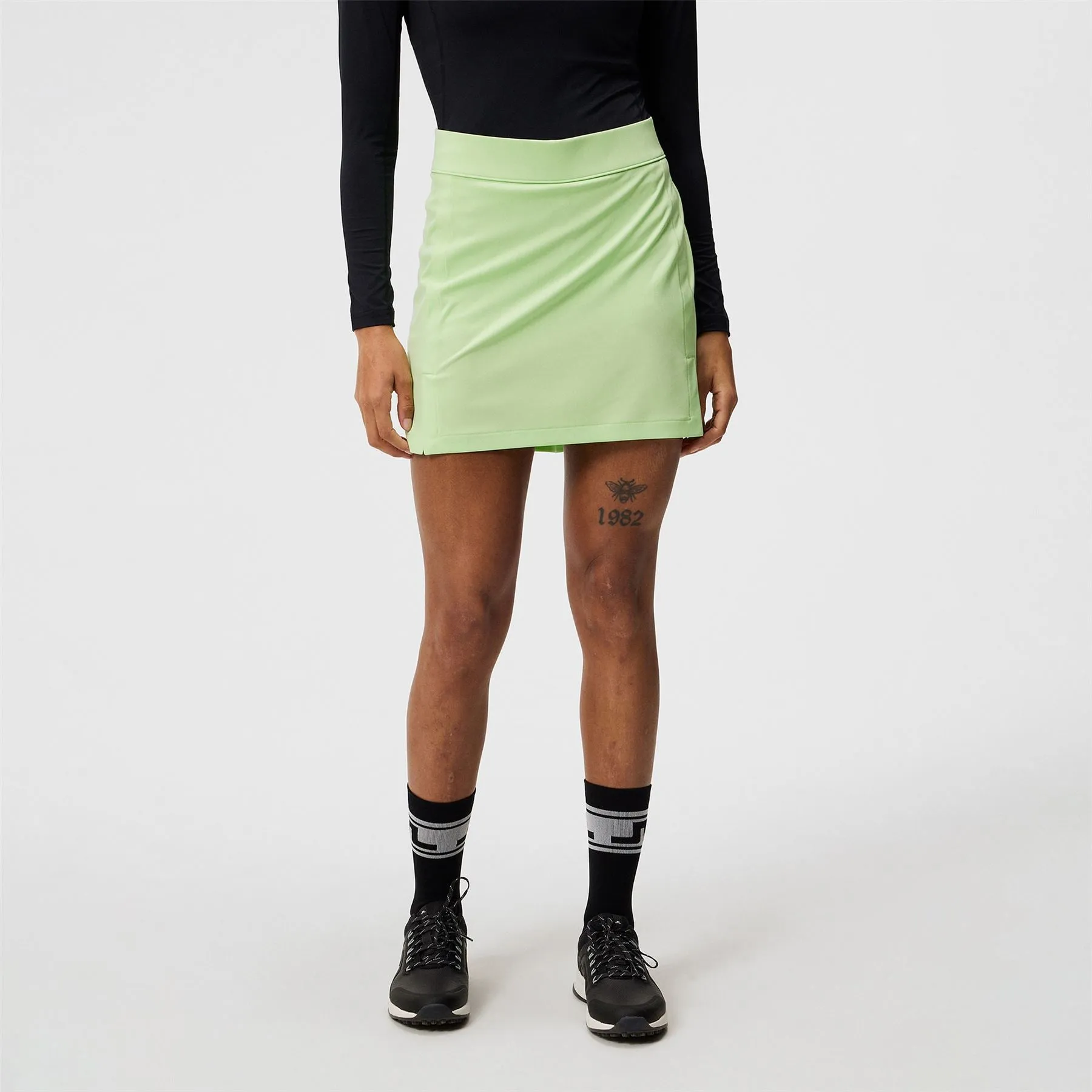 Womens Amelie TX Jersey Mid Skirt Paradise Green - SS24