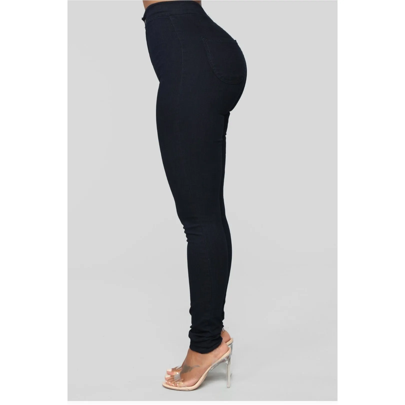 High Waisted Black skinny Jeans