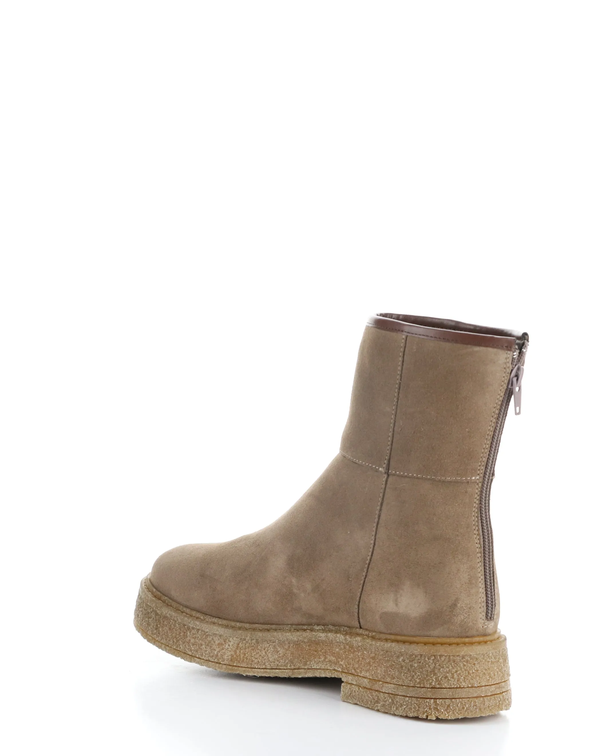 SAMMY TAUPE Round Toe Boots